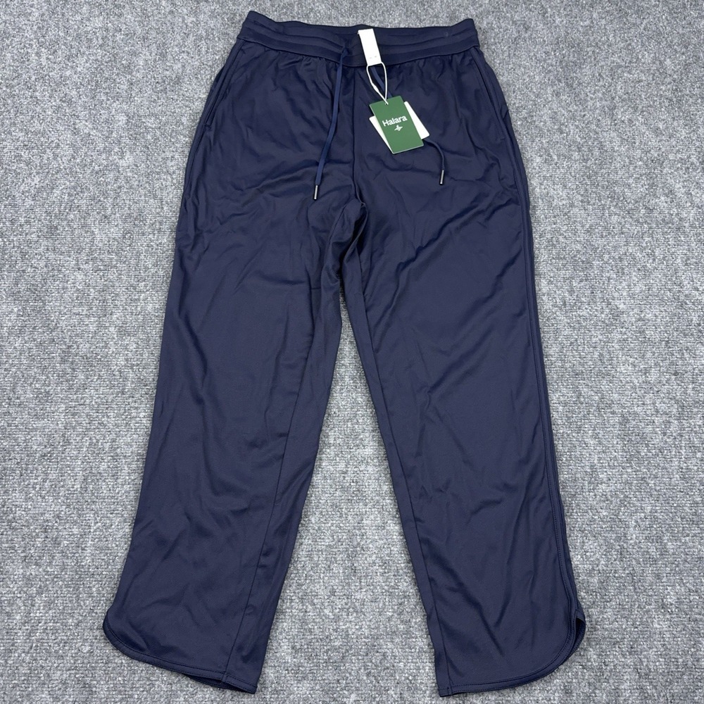 NEW Halara Mid Rise Drawstring Curved Hem Quick Dry Golf Tapered Pants Medium